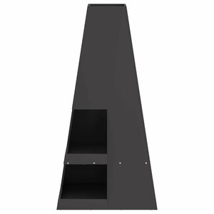 Φωτιά σε μπολ Μαύρο 50 x 50 x 100 cm Ατσάλι Σκληρυθέν στον Αέρα