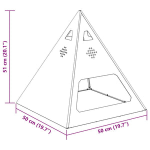 Φωτιά Μαύρο 50 x 50 x 51 εκ. Ατσάλι - Pakobazaar