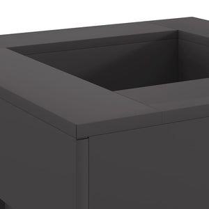 Φωτιά σε μπολ Μαύρο 60 x 60 x 30 cm Ατσάλι Σκληρυθέν στον Αέρα