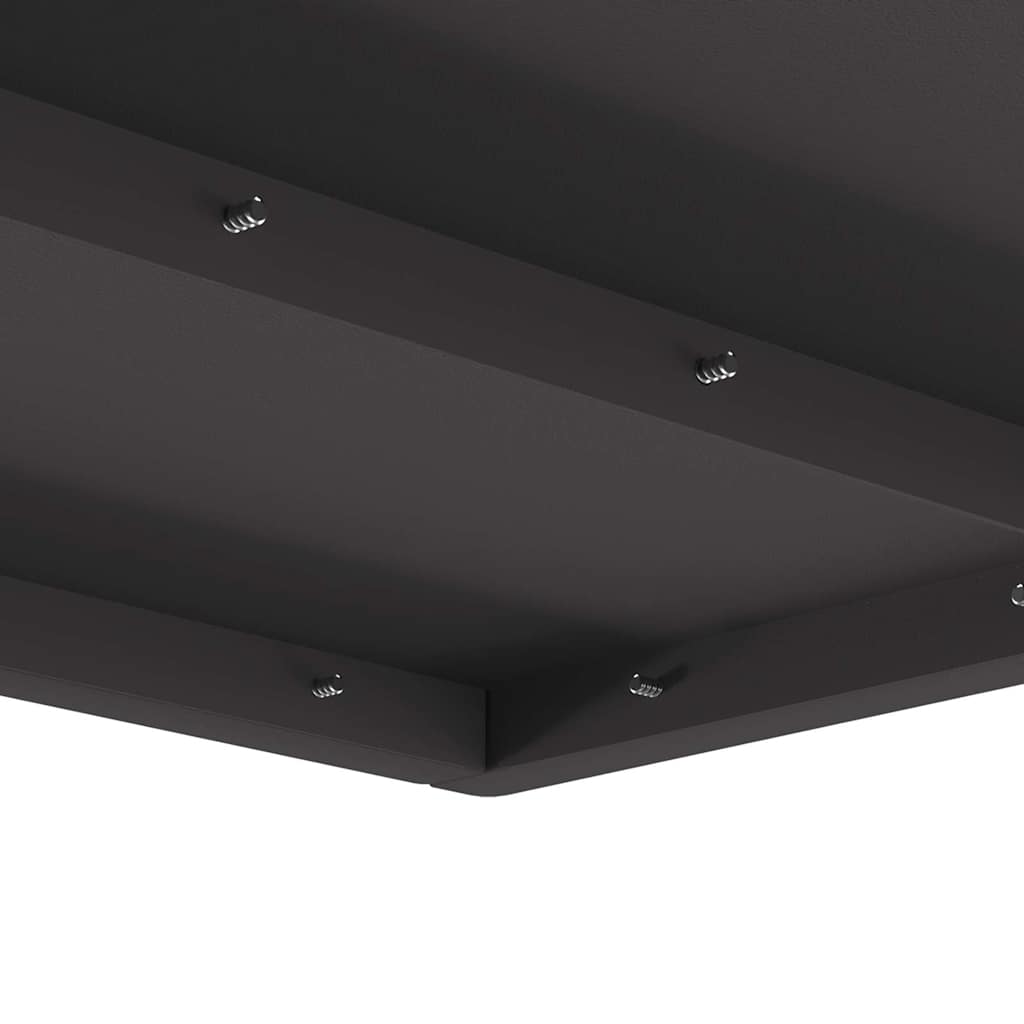 Φωτιά Μαύρο 60 x 60 x 30 cm Ατσάλι Σκληρυθέν στον Αέρα
