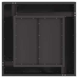 Φωτιά σε μπολ Μαύρο 60 x 60 x 30 cm Ατσάλι Σκληρυθέν στον Αέρα