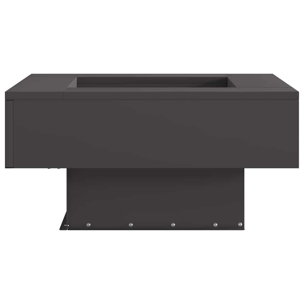Φωτιά Μαύρο 60 x 60 x 30 cm Ατσάλι Σκληρυθέν στον Αέρα