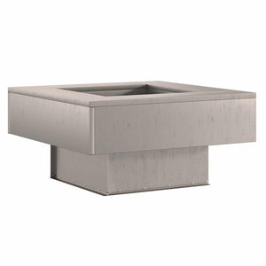 Φωτιά Καφέ 60 x 60 x 30 cm Ατσάλι Σκληρυθέν στον Αέρα - Pakobazaar