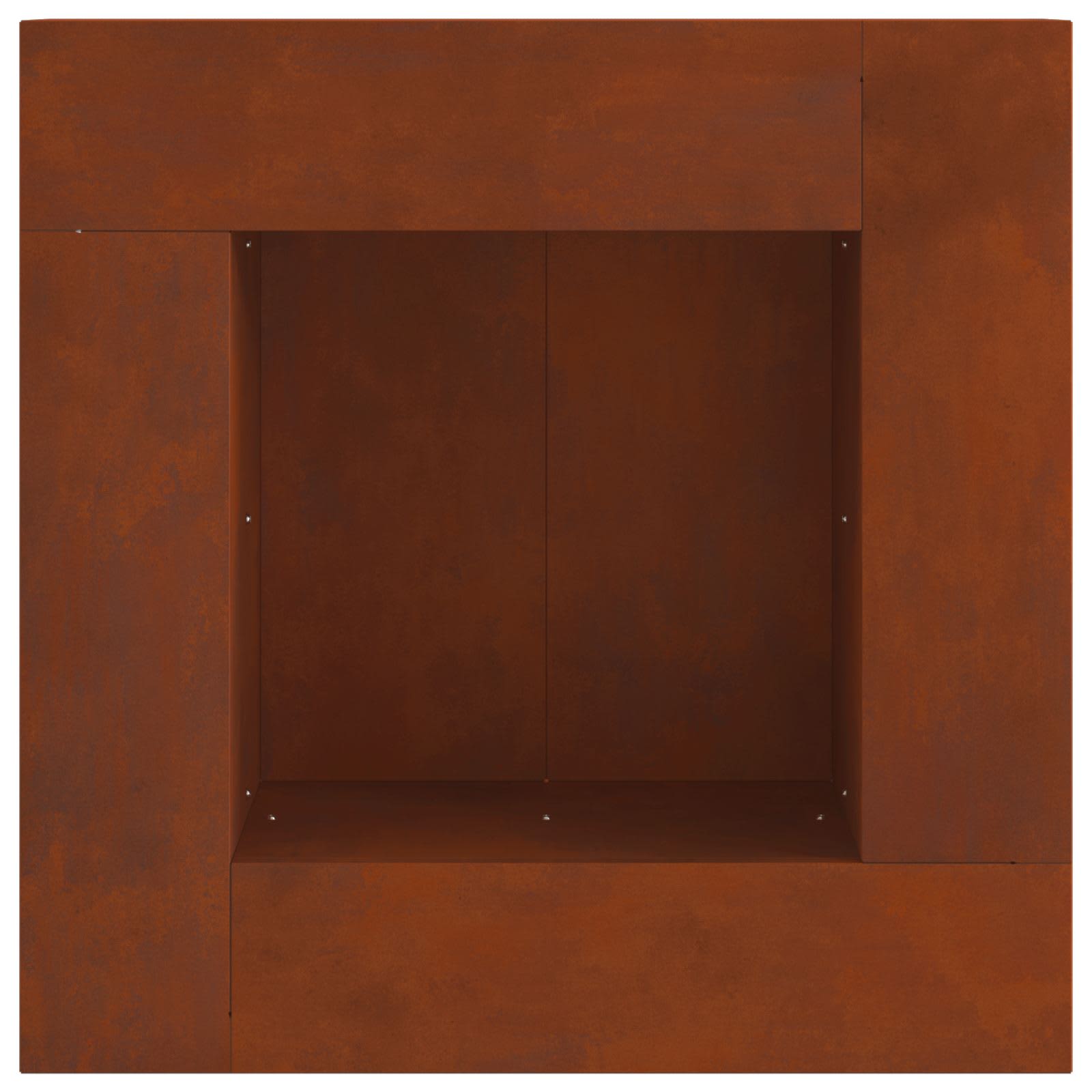 Φωτιά Καφέ 60 x 60 x 30 cm Ατσάλι Σκληρυθέν στον Αέρα - Pakobazaar