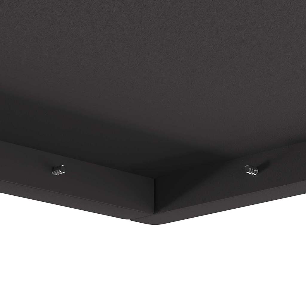 Φωτιά Μαύρο 80 x 80 x 40 cm Ατσάλι - Pakobazaar