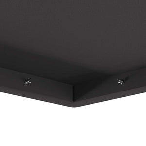 Φωτιά Μαύρο 80 x 80 x 40 cm Ατσάλι - Pakobazaar
