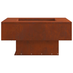 Φωτιά Καφέ 80 x 80 x 40 cm Ατσάλι Σκληρυθέν στον Αέρα - Pakobazaar