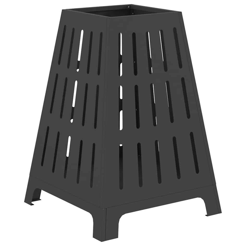 Φωτιά Μαύρο 50 x 50 x 70 cm Ατσάλι - Pakobazaar