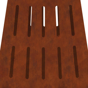 Φωτιά Καφέ 50 x 50 x 70 cm Ατσάλι Σκληρυθέν στον Αέρα - Pakobazaar