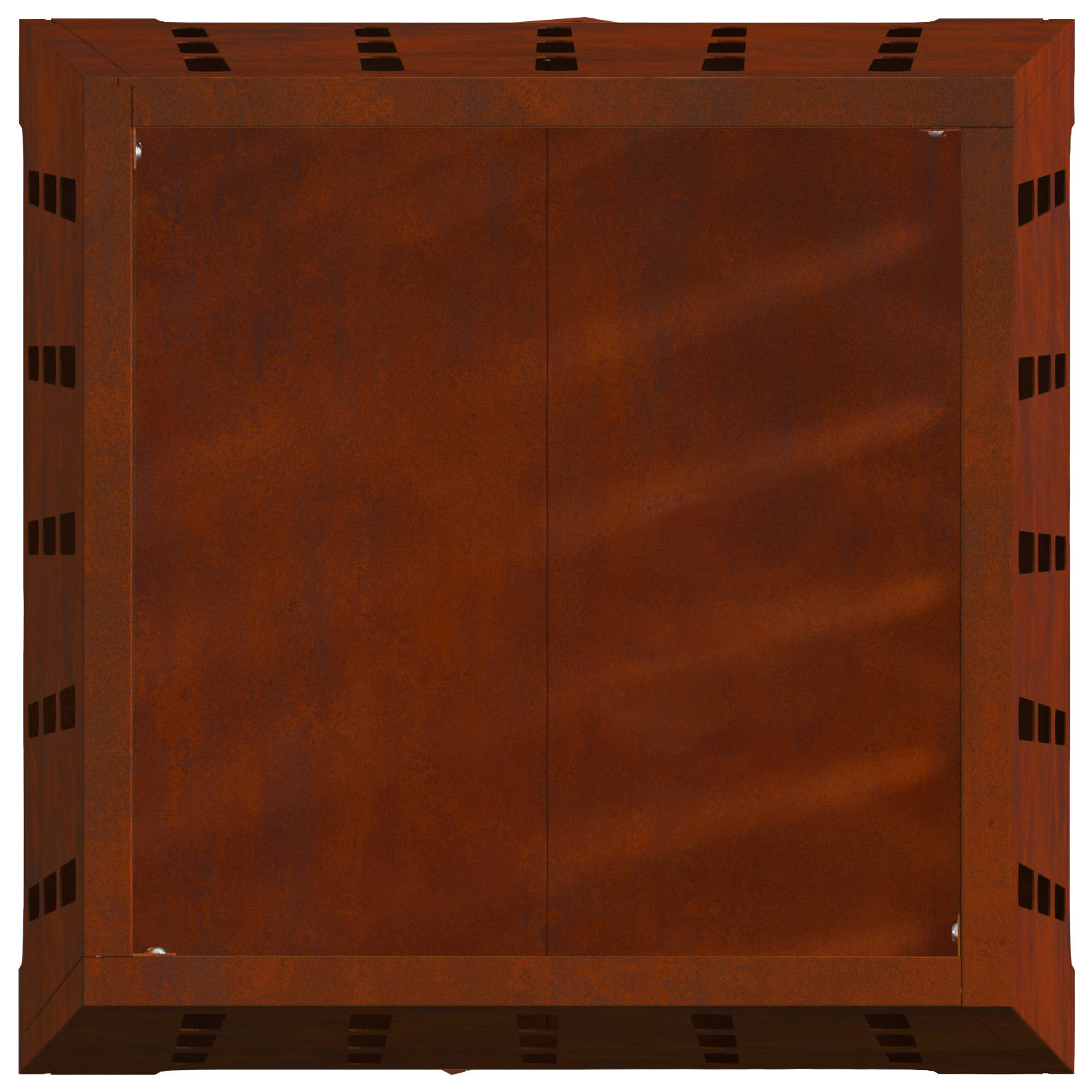 Φωτιά Καφέ 50 x 50 x 70 cm Ατσάλι Σκληρυθέν στον Αέρα - Pakobazaar