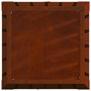Φωτιά Καφέ 50 x 50 x 70 cm Ατσάλι Σκληρυθέν στον Αέρα - Pakobazaar