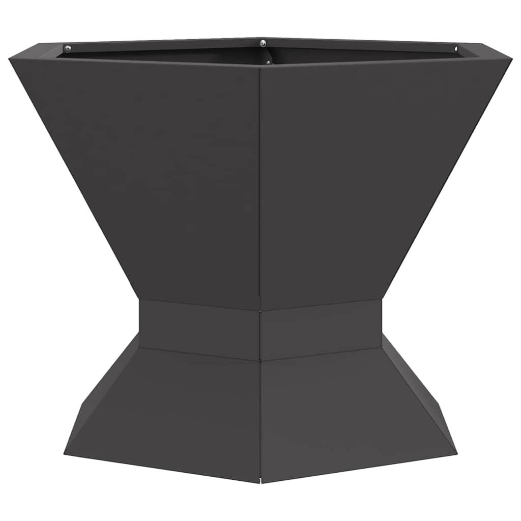 Φωτιά Μαύρο 50 x 50 x 40 cm Ατσάλι - Pakobazaar