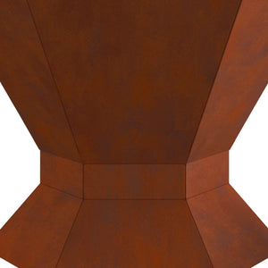 Φωτιά Καφέ 50 x 50 x 40 cm Ατσάλι Σκληρυθέν στον Αέρα - Pakobazaar