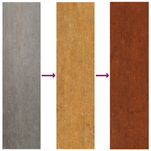 Φωτιά Καφέ 50 x 50 x 40 cm Ατσάλι Σκληρυθέν στον Αέρα - Pakobazaar