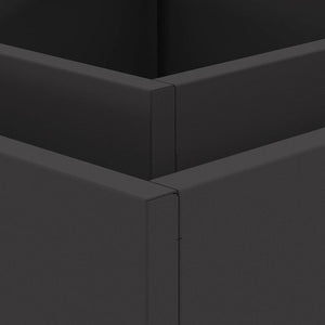 Φωτιά Μπολ Μαύρο 60 x 60 x 30 cm Ατσάλι Σκληρυθέν στον Αέρα