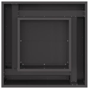 Φωτιά Μπολ Μαύρο 60 x 60 x 30 cm Ατσάλι Σκληρυθέν στον Αέρα