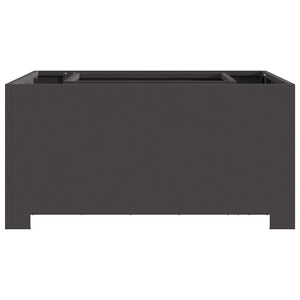 Φωτιά Μπολ Μαύρο 80 x 80 x 40 cm Ατσάλι Σκληρυθέν στον Αέρα - Pakobazaar