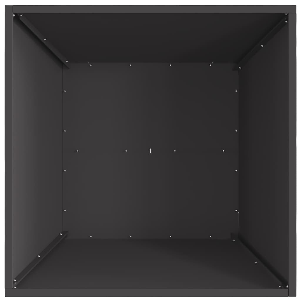 Φωτιά Μαύρο 60 x 60 x 30 cm Ατσάλι