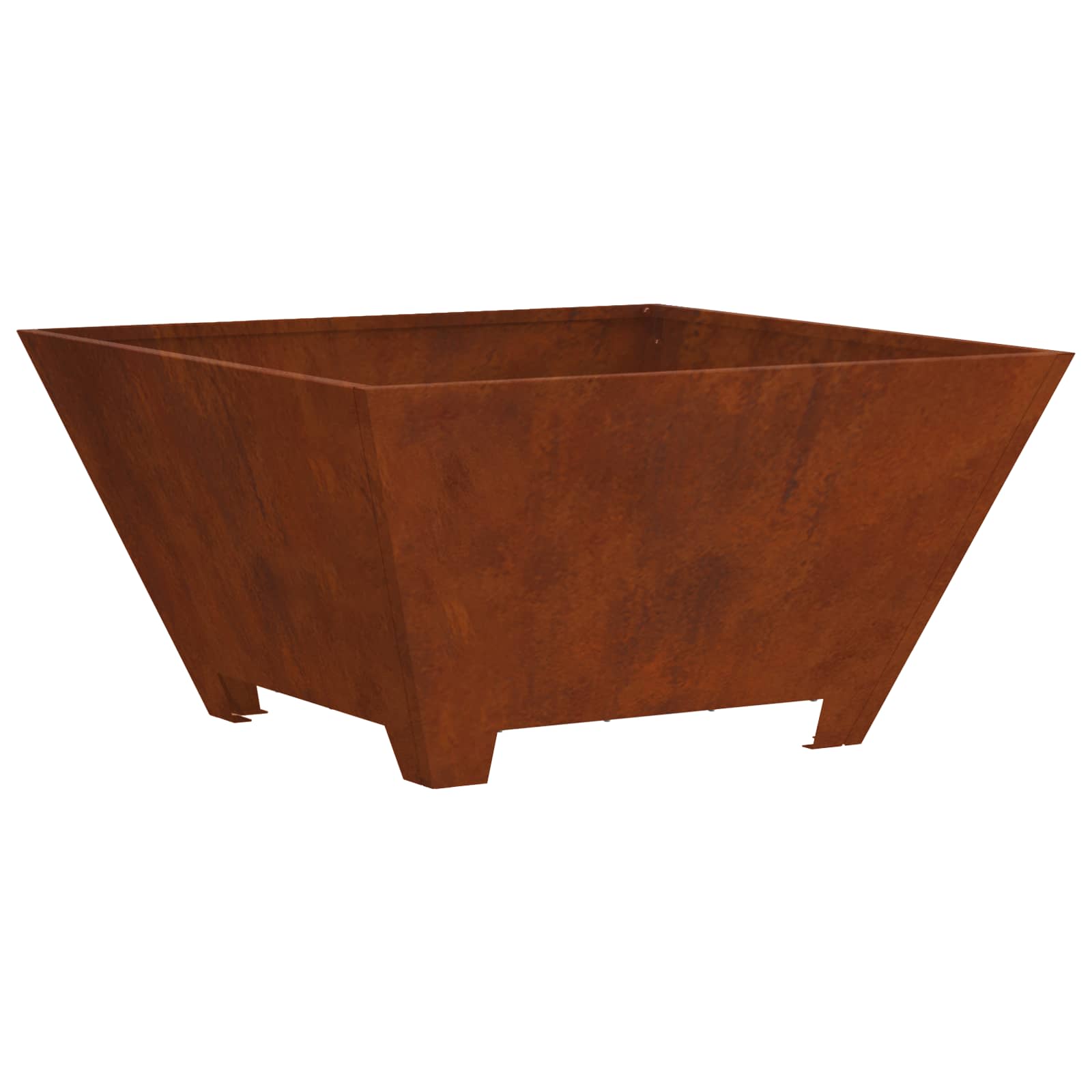 Φωτιά Καφέ 80 x 80 x 40 cm Ατσάλι Σκληρυθέν στον Αέρα - Pakobazaar