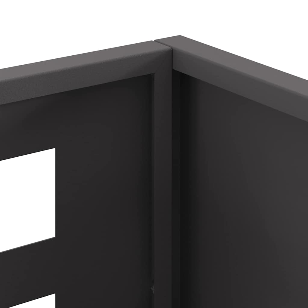 Φωτιά Μαύρο 50 x 30 x 40 εκ. Ατσάλι - Pakobazaar
