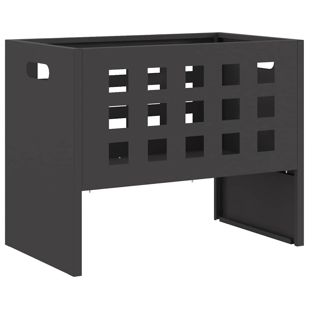 Φωτιά Μαύρο 50 x 30 x 40 εκ. Ατσάλι - Pakobazaar