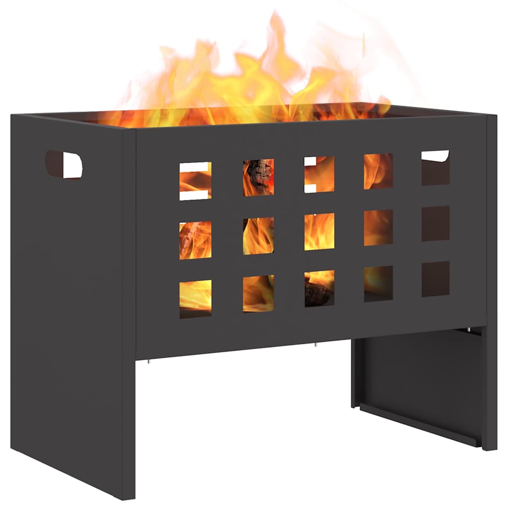 Φωτιά Μαύρο 50 x 30 x 40 εκ. Ατσάλι - Pakobazaar