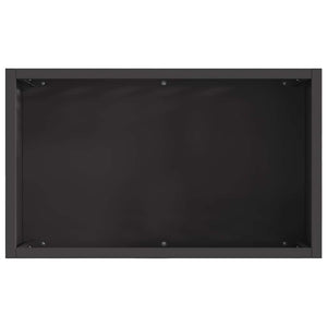Φωτιά Μαύρο 50 x 30 x 40 εκ. Ατσάλι - Pakobazaar