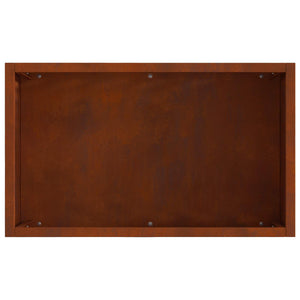Φωτιά Μπολ Καφέ 50 x 30 x 40 εκ. Ατσάλι