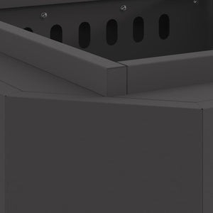 Σόμπα Φωτιάς Χωρίς Καπνό Μαύρο 48 x 48 x 51 cm Ατσάλι - Pakobazaar