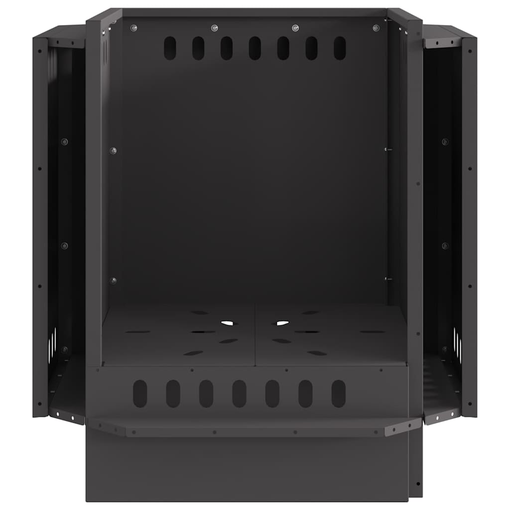 Σόμπα Φωτιάς Χωρίς Καπνό Μαύρο 48 x 48 x 51 cm Ατσάλι - Pakobazaar