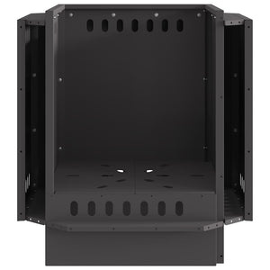 Σόμπα Φωτιάς Χωρίς Καπνό Μαύρο 48 x 48 x 51 cm Ατσάλι - Pakobazaar