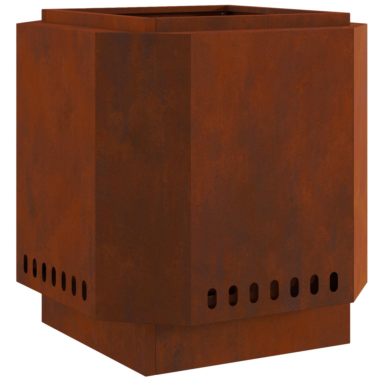 Σόμπα Φωτιάς Χωρίς Καπνό Καφέ 48 x 48 x 51 cm - Pakobazaar
