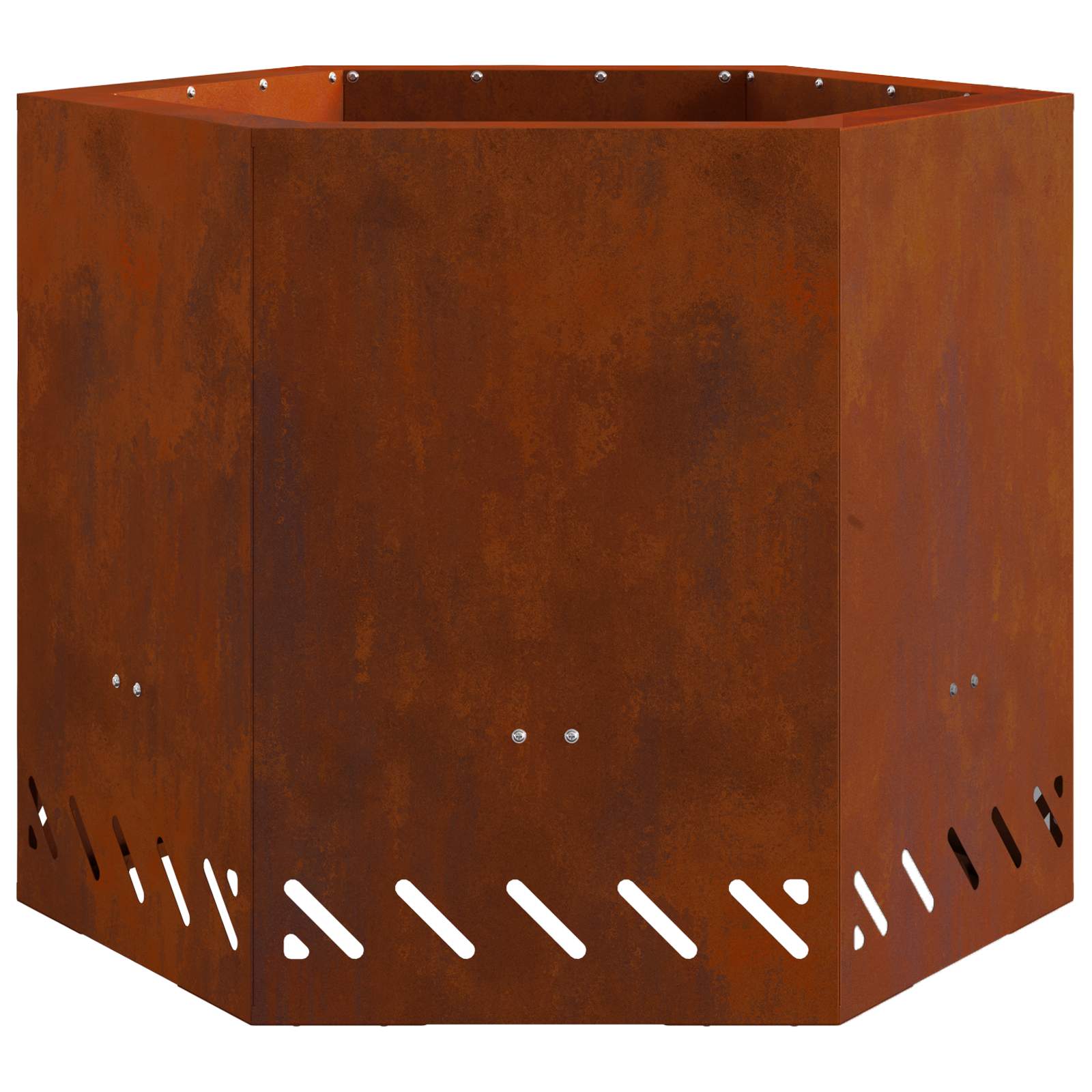 Σόμπα Φωτιάς Χωρίς Καπνό Καφέ 58 x 58 x 51 cm - Pakobazaar