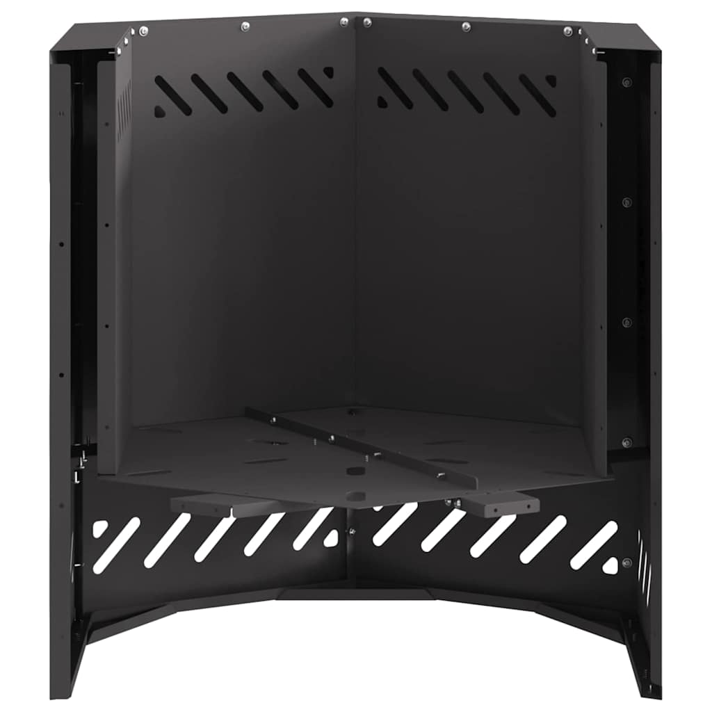 Σόμπα Φωτιάς Χωρίς Καπνό Μαύρο 48 x 48 x 51 cm Ατσάλι - Pakobazaar