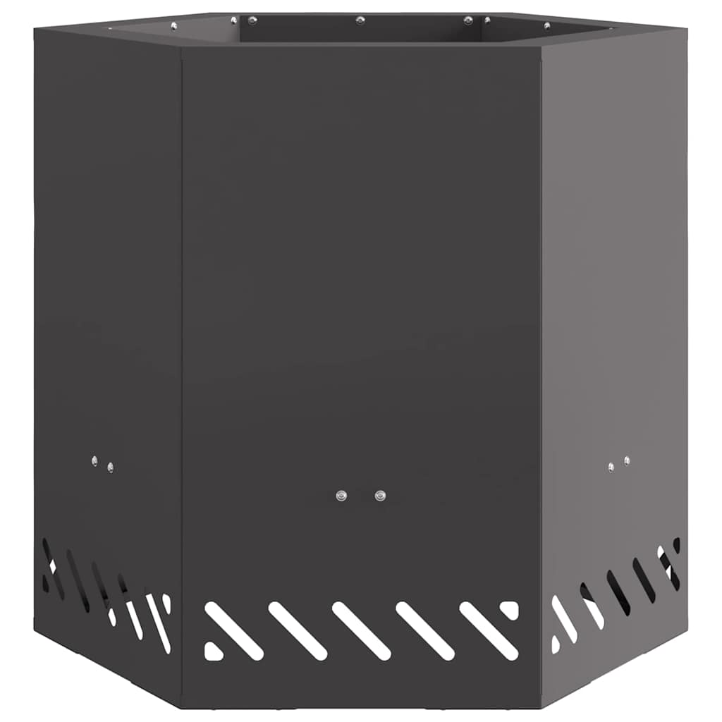 Σόμπα Φωτιάς Χωρίς Καπνό Μαύρο 48 x 48 x 51 cm Ατσάλι - Pakobazaar