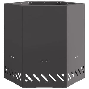 Σόμπα Φωτιάς Χωρίς Καπνό Μαύρο 48 x 48 x 51 cm Ατσάλι - Pakobazaar