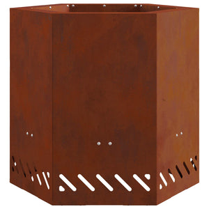 Σόμπα Φωτιάς Χωρίς Καπνό Καφέ 48 x 48 x 51 cm - Pakobazaar