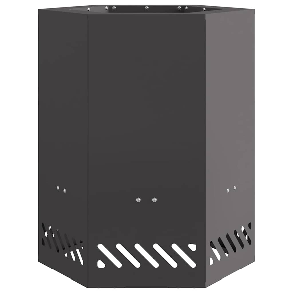 Σόμπα Φωτιάς Χωρίς Καπνό Μαύρο 38 x 38 x 51 cm Ατσάλι