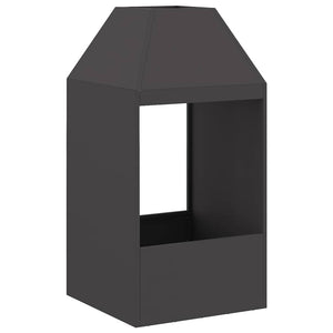 Φωτιά σε μπολ Μαύρο 50 x 50 x 100 cm Ατσάλι Σκληρυθέν στον Αέρα