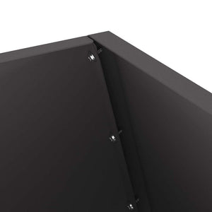 Φωτιά Μαύρο 50 x 50 x 100 cm Ατσάλι - Pakobazaar