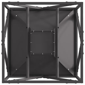 Φωτιά Μαύρο 50 x 50 x 35 cm Ατσάλι - Pakobazaar