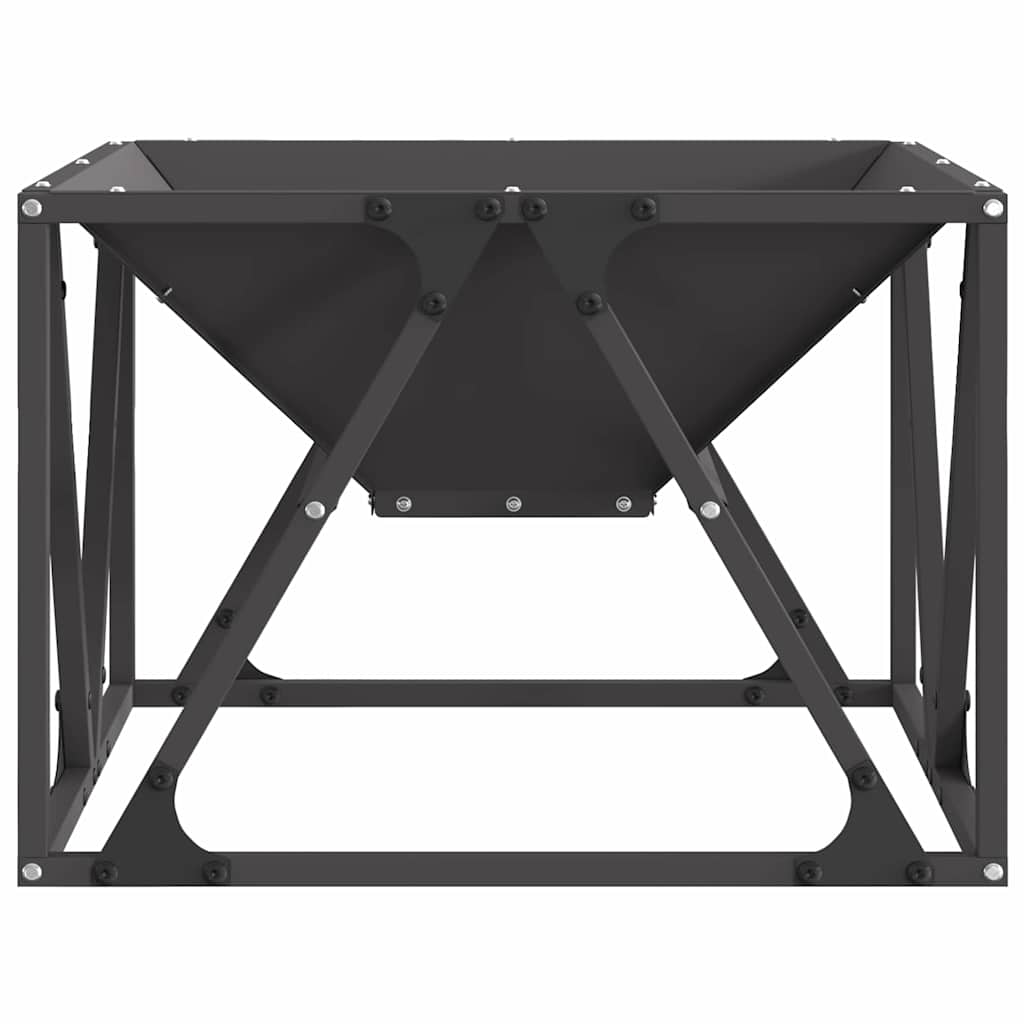 Φωτιά Μαύρο 50 x 50 x 35 cm Ατσάλι - Pakobazaar