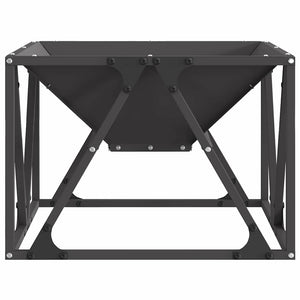 Φωτιά Μαύρο 50 x 50 x 35 cm Ατσάλι - Pakobazaar