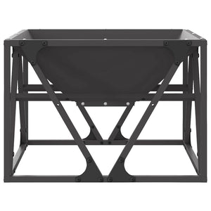 Φωτιά Μαύρο 50 x 50 x 35 cm Ατσάλι - Pakobazaar