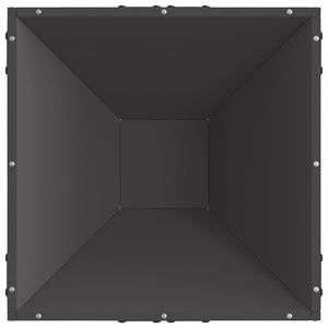 Φωτιά Μαύρο 50 x 50 x 35 cm Ατσάλι - Pakobazaar