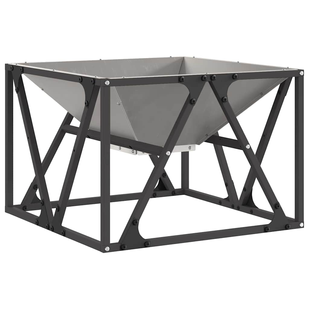 Φωτιά Καφέ 50 x 50 x 35 cm Ατσάλι Σκληρυθέν στον Αέρα - Pakobazaar