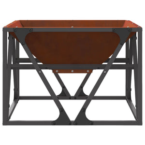 Φωτιά Καφέ 50 x 50 x 35 cm Ατσάλι Σκληρυθέν στον Αέρα - Pakobazaar