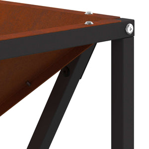 Φωτιά Καφέ 80 x 80 x 40 cm Ατσάλι Σκληρυθέν στον Αέρα - Pakobazaar