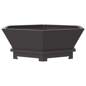 Φωτιά Μαύρο 75 x 75 x 28 εκ. Ατσάλι - Pakobazaar