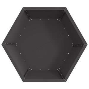 Φωτιά Μαύρο 75 x 75 x 28 εκ. Ατσάλι - Pakobazaar